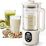 Upgraded 55oz Nut Milk Maker Machine (Extra Large),10-in-1 Automatic Soy Milk Maker with 20 Blades, Homemade Plant-Based Oat, Almond Milk Maker with Auto Clean/DelayStart/BoilWater/Keep Warm,5-6 Cups