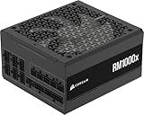 CORSAIR RM1000x Fully Modular Low-Noise ATX Power Supply – ATX 3.1 Compliant – PCIe 5.1 Support – Cybenetics Gold Efficiency – Native 12V-2x6 Connector – Black