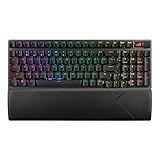 ASUS ROG Strix Scope II 96 Wireless Mechanical Gaming Keyboard – 96% Full-Size, Tri-Mode Connectivity, Hot Swappable Pre-lubed ROG NX Snow Linear Switches, PBT Keycaps, RGB, PC/Mac Support-Black