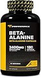 Primaforce Beta Alanine Capsules 3,400mg, 180 Capsules (45 Servings) - Potent Beta-Alanine Supplement