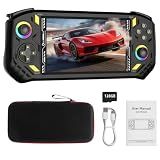 RG56PRO Retro Handheld Game Console with EVA Hard case (Black, 128.0, GB)
