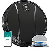 Tipdiy Robot Vacuum and Mop Combo,4200Pa Powerful Robotic Vacuum Cleaner with Self-Charging, Home Automatic Robot Aspiradora for Hard Floor, Low Carpet, Pet Hair, App&Voice&Remote Smart Control