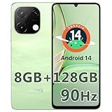 UMIDIGI G9T Unlocked Cell Phone, Dual 4G SIM, 4GB+128GB/1TB TF, Android 14 Smartphone, 6.75" HD+ 90Hz Display, 5000mAh Battery, 18W Fast Charging, 13MP Camera, GPS