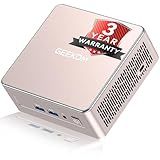 GEEKOM A5 Mini PC with AMD Ryzen 5 7430U, 3-Year Coverage, 16GB RAM(Upgradable, Not LPDDR)&512GB M.2 NVMe SSD, Windows 11 Pro Desktop Computer Support 8K/Wi-Fi 6/BT 5.2/USB 3.2/SD Slot/6x USB