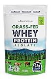 Opportuniteas Grass Fed Whey Isolate Protein Powder – Unflavored, Heavy-Metal Tested, 28g Protein, Sourced from Ireland, Hormone-Free, Non-GMO, Packaged in USA – 1lb