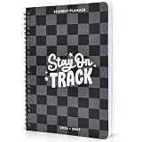 Aesthetic 2026-2027 Student Planner To Stay Organized - A Beautiful 8.5" x 5.8" Checkered Planner for Middle and High School Students with Weekly & Monthly Spreads For The 26-27 Academic Year