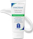 Vanicream Daily Facial Moisturizer, Face Cream with 5 Key Cermides & Hyaluronic Acid, 3 Fl Oz, Formulated Without Common Irritants for Sensitive Skin, Lightweight, Non-Greasy Hydration