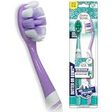 GuruNanda Butter on Gums Toothbrush with Extra Soft Bristles for Sensitive Gums, Soft Toothbrush for Kids & Adults, 2 ct