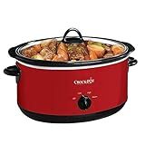 Crockpot® Manual 8-Quart Slow Cooker, Red Polished