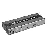 OWC Thunderbolt Go Dock, 11 Ports, Built in Power Supply, 90W Charging, TB4 (USB-C), USB, HDMI, 2.5GbE, SD, Also Compatible with USB-C Devices, Supports Thunderbolt Share