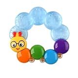 Baby Einstein Teether-Pillar Rattle and Chill Teething Toy, Ages 3 Months +