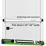 Door Security Bar-by Doorricade-Secure The Entire Width of Your Inward Opening Front Door-Safe Room. Fits Doors 33"-36" Wide.