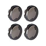 NTHREEAUTO Smoke Bullet Turn Signal Light Lens Cover Compatible with Harley Sportster Street Glide Road King Softail, Qty 4
