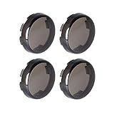 NTHREEAUTO Smoke Bullet Turn Signal Light Lens Cover Compatible with Harley Sportster Street Glide Road King Softail, Qty 4