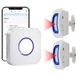 WiFi Smart Bed Sensor Alarm and Fall Prevention for Elderly/Adults/Seniors, Dementia,Wireless Caregiver Motion Sensor Alarm with App (only Supports 2.4GHz WiFi)