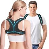 KICK BAR Posture Corrector for Women & Men, Breathable & Adjustable (Large)