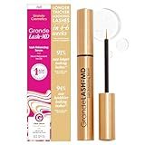 Grande Cosmetics GrandeLASH-MD Lash Enhancing Serum - Peptide & Vitamin Infused Formula for Longer, Thicker, Fuller Looking Lashes - Ophthalmologist Tested, Cruelty-Free, 3 Month Supply (2mL)