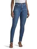 Lee Women's Ultra Lux Comfort with Flex Motion Skinny Leg Jean with Ever Fit Blue Format 16