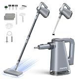 FEPPO Steam Mop & Detachable Handheld Steam Cleaner for Home and Floor Cleaning, 15s Heat-Up, 230°F Floor Steamer for Deep Cleaning with Multi-purpose Attachments Hardwood Floors, Tile,Grout,Furniture