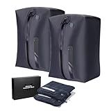 41L Vacuum Packing Cubes for Travel with Pump,Waterproof Travel compression bags for Suitcase, Luggage, Backpack with Manual Air Pump (Grey,Large Volume 41L,2-PACK)