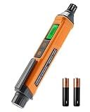 PT205 Natural Gas Detector with Audible & Visual Alarm, Gas Leak Detector with%LEL Value of Methane, Butane, Propane for Home, RV (Includes Batteryx2)-Orange