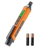 PT205 Natural Gas Detector with Audible & Visual Alarm, Gas Leak Detector with%LEL Value of Methane, Butane, Propane for Home, RV (Includes Batteryx2)-Orange