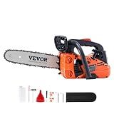 VEVOR Gas Powered Chainsaw 25.4CC 2-Cycle 12 Inch 1.2HP Cordless Chain Saw