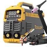 TOOLIOM 195A Stick/Lift TIG Welder with Lift TIG Torch 110V/220V Dual Voltage Welding Machine with Synergic Control Portable MMA Welder Machine with VRD, Hot Start and ARC Force