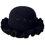 Royid Crochet Bucket Hat for Womens Knitted Hat Trendy Fisherman Hat Foldable Handmade Bucket Cap for Travel Daily Wear