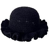 Royid Crochet Bucket Hat for Womens Knitted Hat Trendy Fisherman Hat Foldable Handmade Bucket Cap for Travel Daily Wear