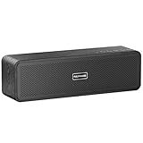 FULMINARE Portable Bluetooth Speaker for Home, Wooden Housing, 50W Deep Bass Stereo Sound, Bluetooth 5.3, 30H Playtime, 4-in-1 Playback, IPX5 Waterproof for Indoor & Outdoor Use