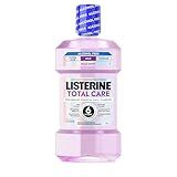 Listerine Total Care Alcohol-Free Mild Mouthwash, 6 Benefit Oral Rinse to Help Kill 99.9% of Germs that Cause Bad Breath, Strengthen Enamel, Mild Mint Flavor, 1 L