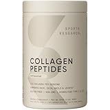 Sports Research Collagen Peptides - Hydrolyzed Type 1 & 3 Collagen Powder Protein Supplement for Healthy Skin, Nails, & Joints - Easy Mixing Vital Nutrients & Proteins, Collagen for Women & Men