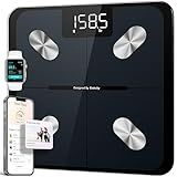 Etekcity Smart Scale for Body Weight FSA HSA Store Eligible, Bathroom Digital Weighing Scale with BMI, Body Fat, Muscle Mass, Accurate Bluetooth Home User Health Equipment Sync Apps