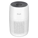 LEVOIT Air Purifiers for Bedroom Home, 3-in-1 Filter Cleaner with Fragrance Sponge for Better Sleep, Filters Smoke, Allergies, Pet Dander, Odor, Dust, Office, Desktop, Portable, Core Mini-P, White