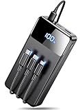 Portable Charger Power Bank，60,000mAh Battery Pack, 22.5W Power Bank Fast Charging with USB Cable, Phone Charger for iPhone 17/16/15/14/13 All Series/Samsung/Android, Camping Essentials, Black