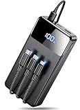 LILIO Portable Charger Power Bank，60,000mAh Battery Pack, 22.5W Power Bank Fast Charging with USB Cable, Phone Charger for iPhone 17/16/15/14/13 All Series/Samsung/Android, Camping Essentials, Black