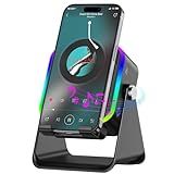 MILOUZ Wireless Induction Speaker 5-in-1 Bluetooth Speaker with Phone Stand