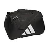 adidas Power Gym Bag – Lightweight Small Duffel, Black/White, OSFA