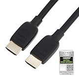 Amazon Basics HDMI Cable, 3 Feet, HDMI 2.1 to HDMI Cable (48Gbps), 8K@60Hz 4K@120Hz Certified Ultra High Speed, Black, Compatible with PS5/Xbox/TV/Monitor