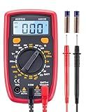 AstroAI Digital Multimeter Tester 2000 Counts with DC AC Voltmeter and Ohm Volt Amp Meter; Measures Voltage, Current, Resistance, Continuity and Diode, Black