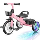 Umatoll Tricycle for 2-5 Year Old, Birthday Gift for Girl Age 2-4