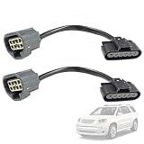 2PCS HID to Halogen Headlight Wiring Adapter Conversion Harness Left & Right Replacement for GMC Acadia 2007-2012 | Replaces 22938889 22938888