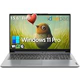 Lenovo IdeaPad 1 Laptop Computer for Home and Business Student, 32GB DDR4 RAM, 1TB PCIe SSD, 15.6" FHD, Intel Dual-Core Processor, WiFi 6, Bluetooth, Type-C, HDMI, Windows 11 Pro, Wendbo