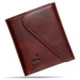 Full-Grain Leather Wallet for Men, Handcrafted Mens Bifold Wallet with RFID Blocking, Magnetic Closure, Slim Minimalist Thin Design, ID Window, Book Shaped Gift Ready Box, 3-Year Warranty