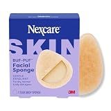 Buf-Puf Gentle Facial Sponge, Dermatologist Developed, Removes Deep Down Dirt & Makeup That Causes Breakouts and Blackheads, Reusable, Exfoliating, 1 Count