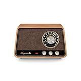 Sangean WR-55 AM/FM/Bluetooth/AUX Premium Analog Wooden Cabinet Radio 50th Anniversary Edition
