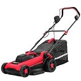 PowerSmart Push Electric Lawn Mower 14-Inch 12.5AMP with Adjustable Cutting Heights 2026 Version