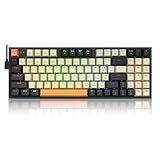 Redragon Wired Mechanical Gaming Keyboard with RGB Backlit, 94 Keys, Programmable Macro Editing, Numeric Pad, Red Switches, Compact Keyboard Mechanical for Pc Mac Ipad, K636CLO