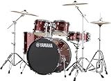 Yamaha Rydeen 5pc Shell Pack with 22" Bass Drum, Burgundy Glitter